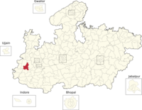 Vidhan Sabha constituencies of Madhya Pradesh (196-Sardarpur).png
