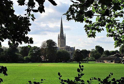 View of Norwich Cathedral (looking west)