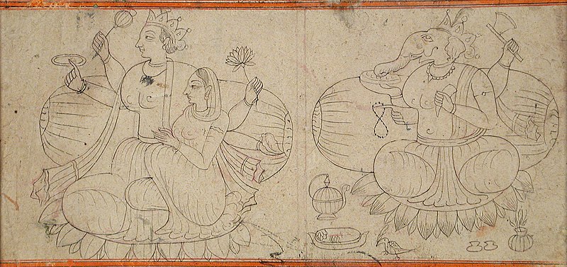 File:Vishnu with Shri Lakshmi and Ganesha LACMA M.77.154.27.jpg