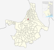 Location of Ward No. 52 in Kolkata Ward Map Ward no. 52 in Kolkata Municipal Corporation.svg