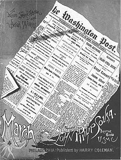 The Washington Post (march) John Philip Sousa composition (1889)