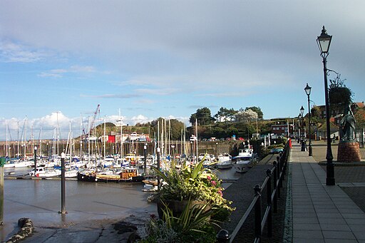 Watchet harbour marina