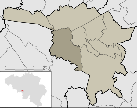 Localisation de Waudrez