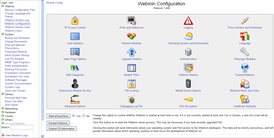 Скриншот программы Webmin