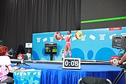 Deutsch: Gewichtheben bei den Olympischen Jugendspielen 2018; Tag 1, 7. Oktober 2018; Jungen 56 kg English: Weightlifting at the 2018 Summer Youth Olympics at 7 October 2018 – Boys' 56 kg