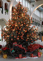 Christmas tree in Bad Kissingen