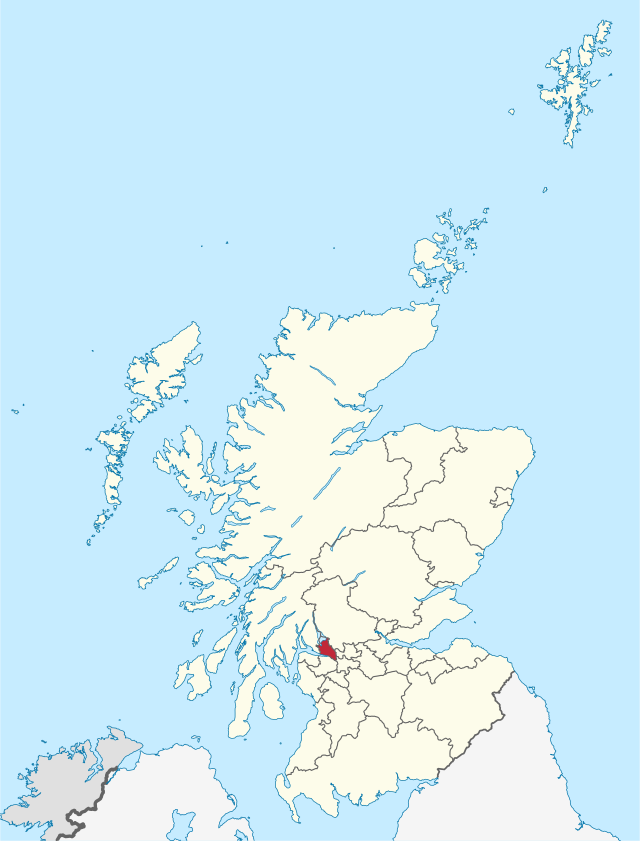 Poziția regiunii West Dunbartonshire