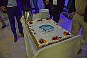 Cake for 16th birthday of Wikipedia Poland