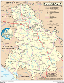 Map of the country. Yugoslavia 1999 UN map.png