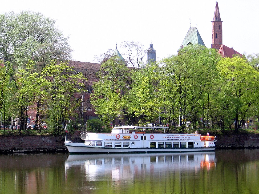 Przystań przy Hali Targowej we Wrocławiu