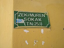 Zeki-Müren-Straße in Bursa