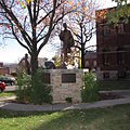 "The Visionary" Young George Washington Statue in front of Allegany County Courthouse (25511336160).jpg