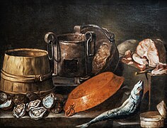 Nature morte au hareng et aux ustensiles de cuisine - Musée Goya