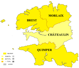 Élection présidentielle 2022. Résultats du 2e tour (par arrondissements)