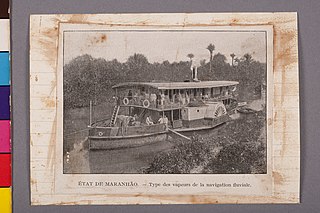 État de Maranhão - Type des Vapeurs de La Navigation Fluviale