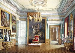 Sala del trono inferior del emperador Pablo I, 1877