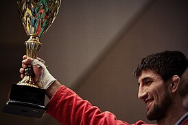 Расул Мирзаев на Чемпионате России по боевому самбо-2011