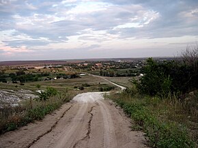 Вид на слободу с горы