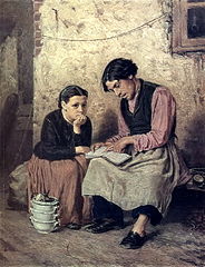 Portar autodidact.  1868. Galeria de Stat Tretiakov