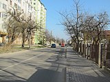 Calle Dzhokhar Dudaev en Ivano-Frankivsk