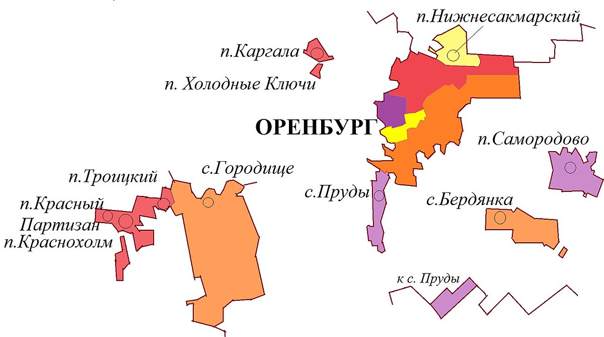 Индекс районов оренбурга. Административное деление города Оренбурга. Районы Оренбурга на карте. Ленинский район Оренбург. Административные районы Оренбурга.