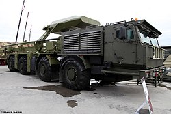 15T528 transporter-loader for ICBMs on KAMAZ-78501 Platforma-O chassis.jpg