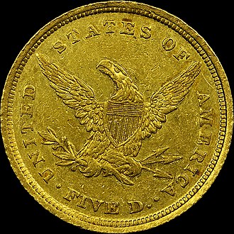 1839-C $5 Gold Coin, Reverse 1839-C $5 Gold Coin, Reverse.jpg