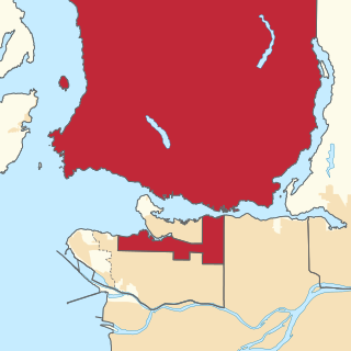 <span class="mw-page-title-main">Burrard (electoral district)</span> Federal electoral district in British Columbia, Canada