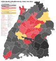 Results of the 1960 Baden-Württemberg state election.