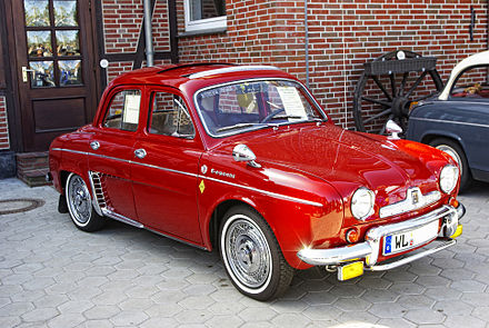 Renault Dauphine Gordini de 1965.
