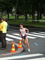 Harumi Hiroyama (beim WM-Marathon 2005) belegte Rang vier