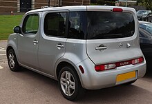 2010 Nissan Cube Kaizen CVT 1.6 Rear.jpg