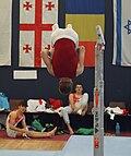 Thumbnail for File:2022-06-25 Budapest Cup Age-group I all-around competition Parallel bars (Martin Rulsch) 278.jpg