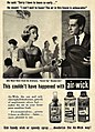 آگهی چاپی خوشبوکننده‌های مایع برند ایر ویک، سال ۱۹۵۷ میلادی