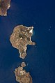 Satilitski snimak Eolskog otočja Lipari i Vulcano