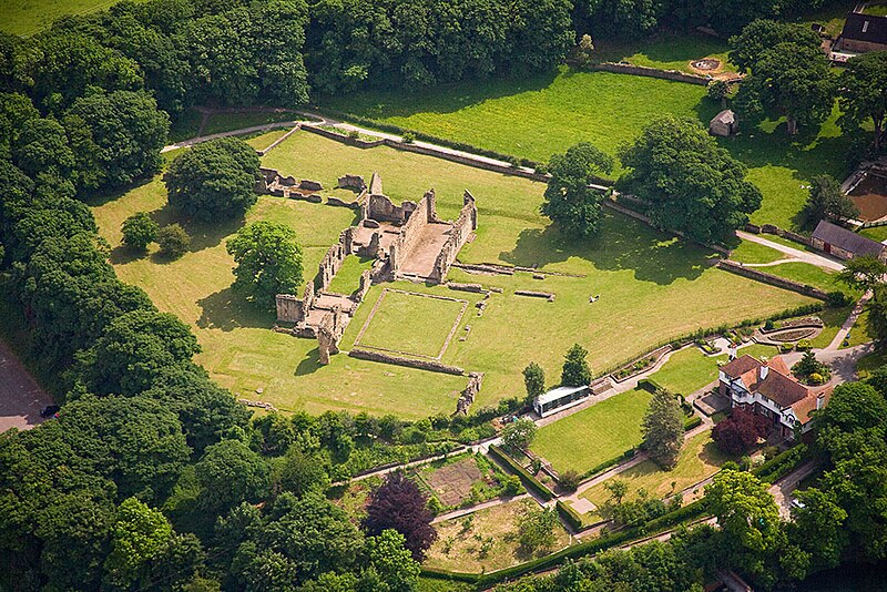 File:Aerial View of Basingwerk Abbey,.jpg