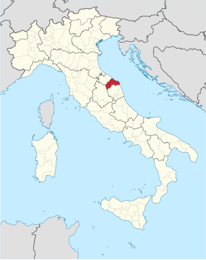 Cherta de la provinzia de Ancona
