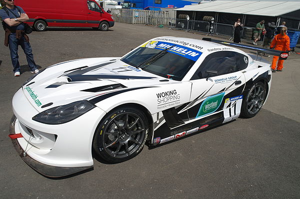 Andrew Watson's Ginetta G55 at Thruxton in May 2013