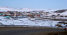 View of Apex, a suburban neighbourhood of Iqaluit. Apex Nunavut.JPG