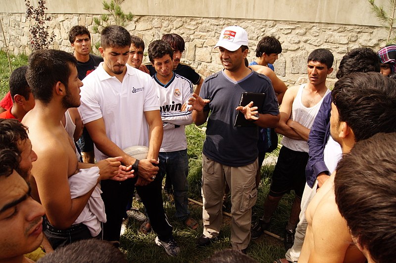 File:Asad Ziar , Explaining Rugby.JPG