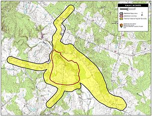 Map of Auburn I Battlefield core and study areas by the American Battlefield Protection Program. Auburn I Battlefield Virginia.jpg