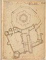 Augustus Pugin - Raglan Castle, Monmouthshire, Wales, Ground Plan - B1977.8.29 - Yale Center for British Art.jpg