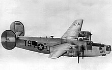 Consolidated B-24J-20-FO Liberator Serial 44-48807 '807' T9-B of the 784th Bomb Squadron B-24J-180-CO Liberator.jpg