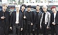 An BTS sa 45th American Music Awards bago an saindang debyu sa telebisyon nin U.S. kan Nobyembre 19, 2017.