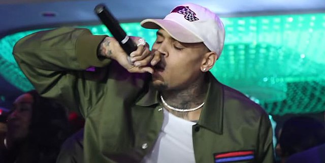 Chris Brown in January 2016 performing "Back to Sleep" in Miami