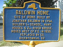 Baldwin zu Hause, Oxford, NY.