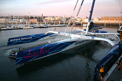 Transatlantic sailing record