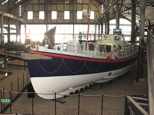 Holyhead Lifeboat 1950 until 1980 Barnett Class ON884 St Cybi (CS No 9) at Chatham