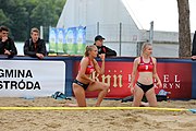 Deutsch: Beachhandball Europameisterschaften 2019 (Beach handball Euro); Tag 1: 2. Juli 2019 – Frauen, Vorrunde Gruppe D, Deutschland-Nordmazedonien 2:0 (26:8, 27:12) English: Beach handball Euro; Day 1: 2 July 2019 – Women Preliminary Round Group D – Germany-North Macedonia 2:0 (26:8, 27:12)