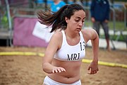 Deutsch: Beachhandball bei den Olympischen Jugendspielen 2018; Tag 6, 11. Oktober 2018; Mädchen, Platzierungsrunde - Mauritius-Türkei 0:2 English: Beach handball at the 2018 Summer Youth Olympics at 11 October 2018 – Girls Consolation Round – Mauritius-Turkey 0:2